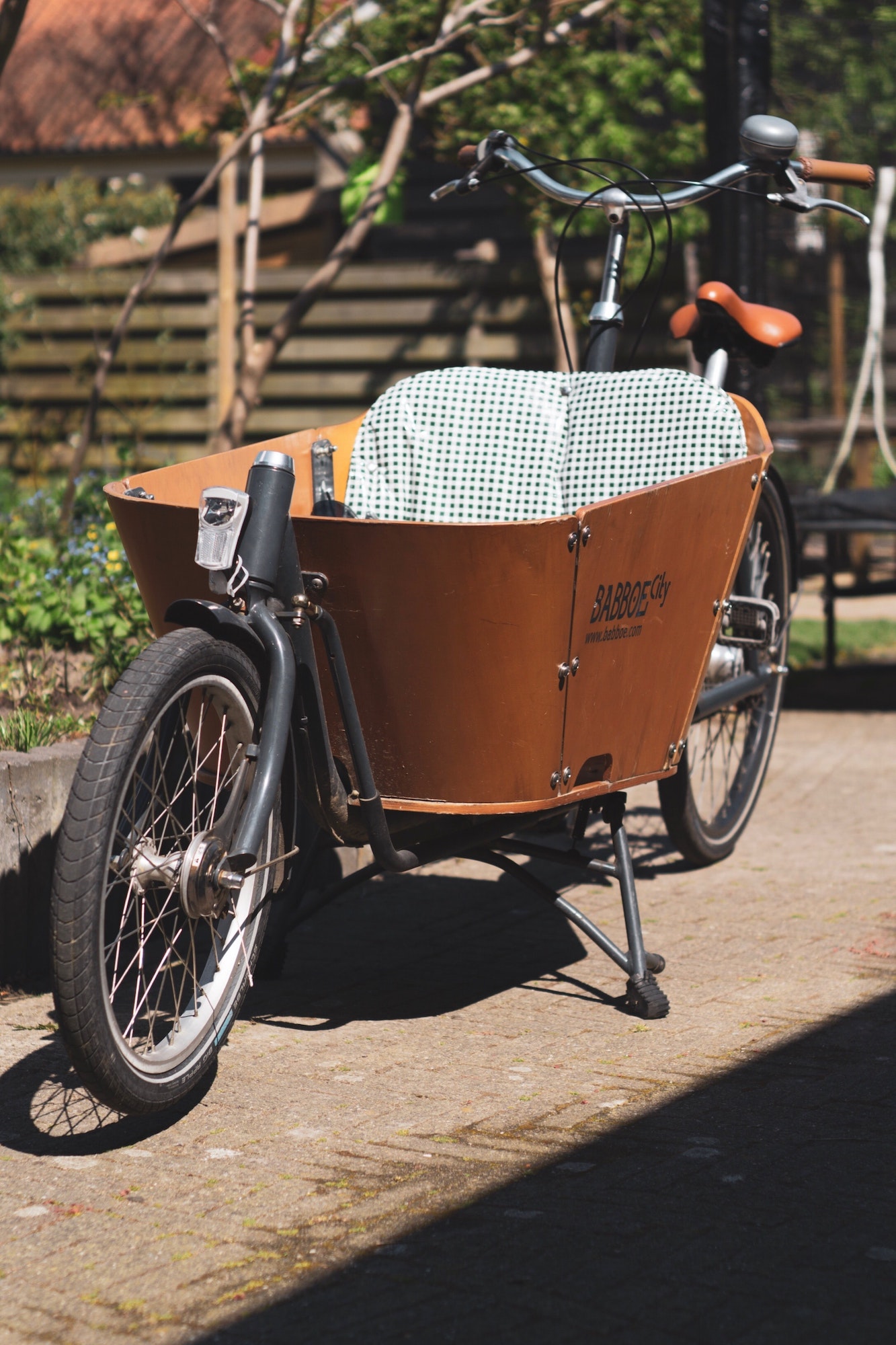 Photo d'un vélo bakfiets