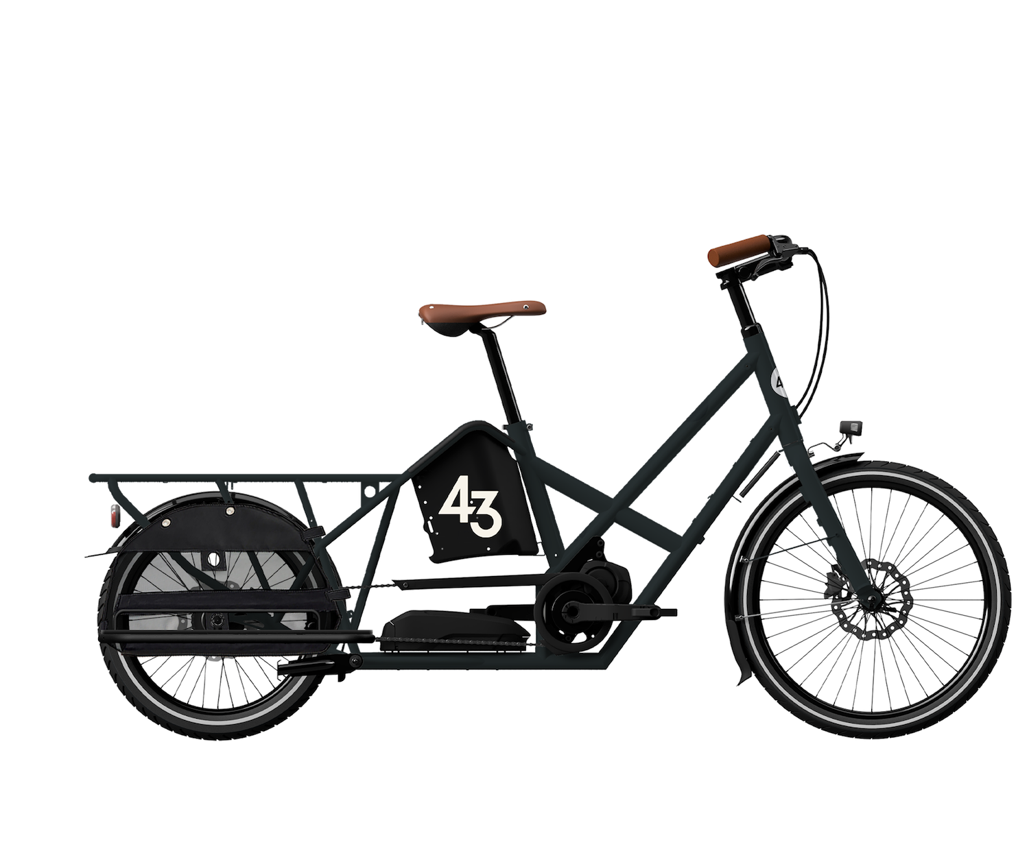 Bike43 Long longtail électrique familial - vue de profil
