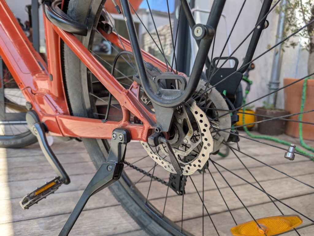 entretien frein vélo arrière