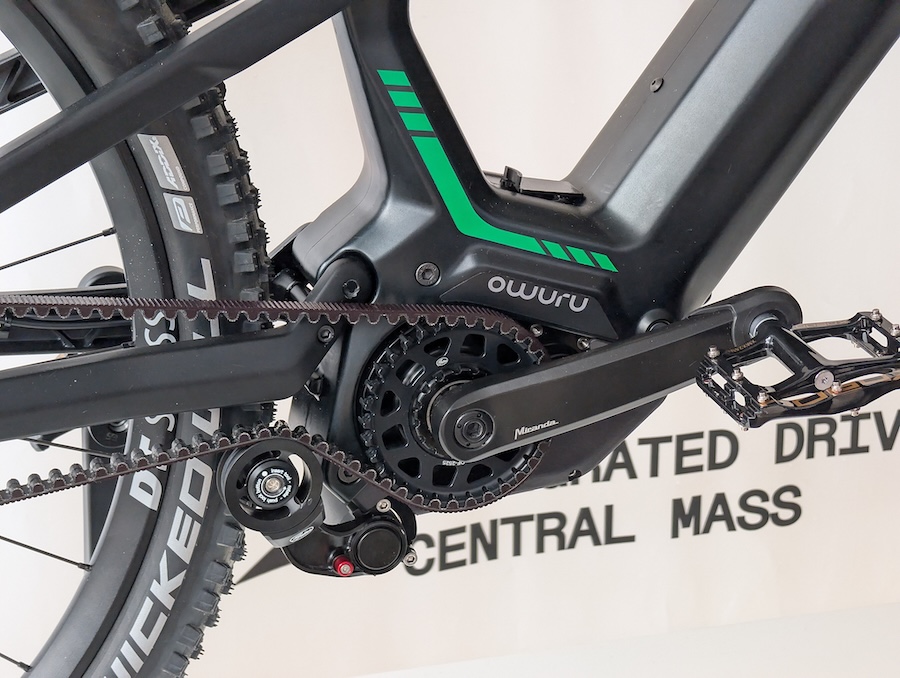 Prototype VTT électrique équipé du nouveau moteur Owuru Ride 150 Nm