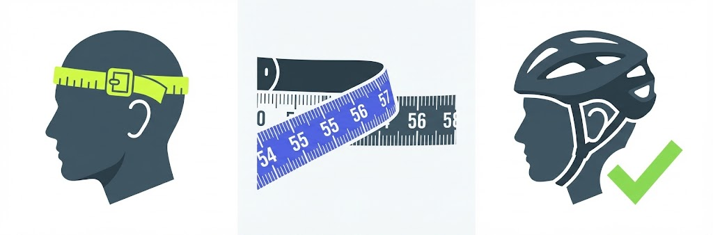 Comment mesurer son tour de tête pour choisir la bonne taille de casque vélo : guide étape par étape