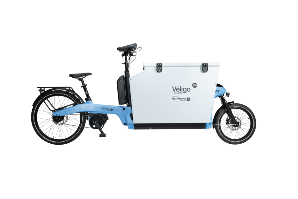 Vélo cargo biporteur professionnel Véligo