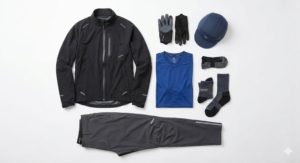 Tenue complète pour vélotaf avec vêtements techniques et respirants