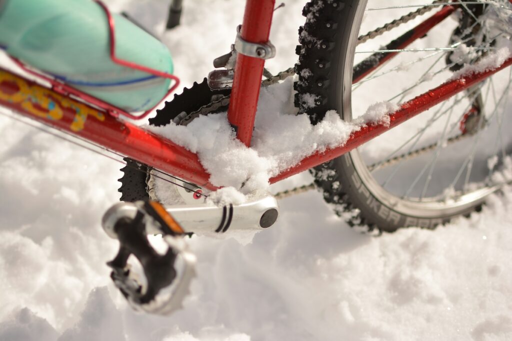 Vélo en hiver : attention à l'entretien