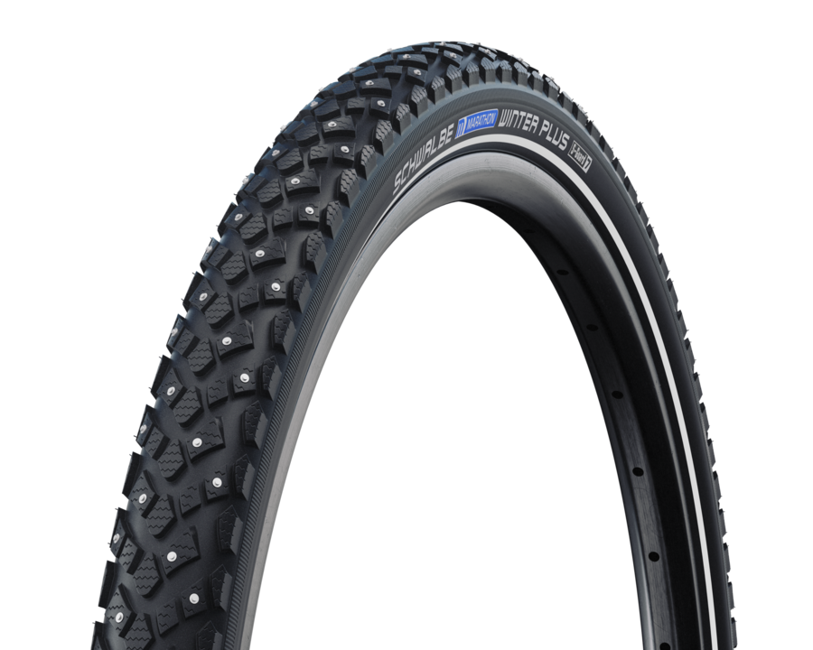 Pneu vélo clouté Schwalbe Marathon Winter pour rouler sur neige et verglas