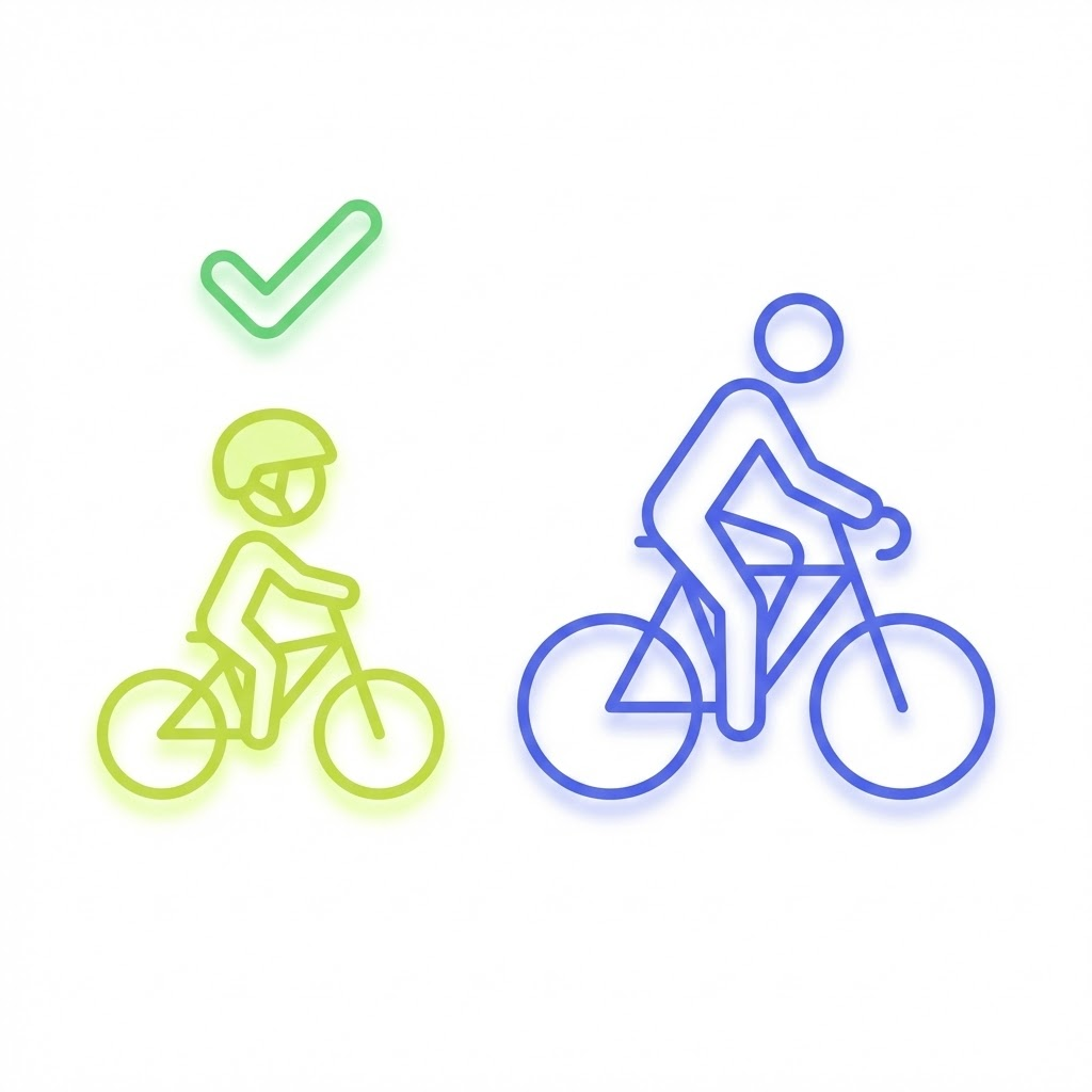 Schéma obligation port du casque vélo enfant moins de 12 ans vs adulte en France - réglementation 2026