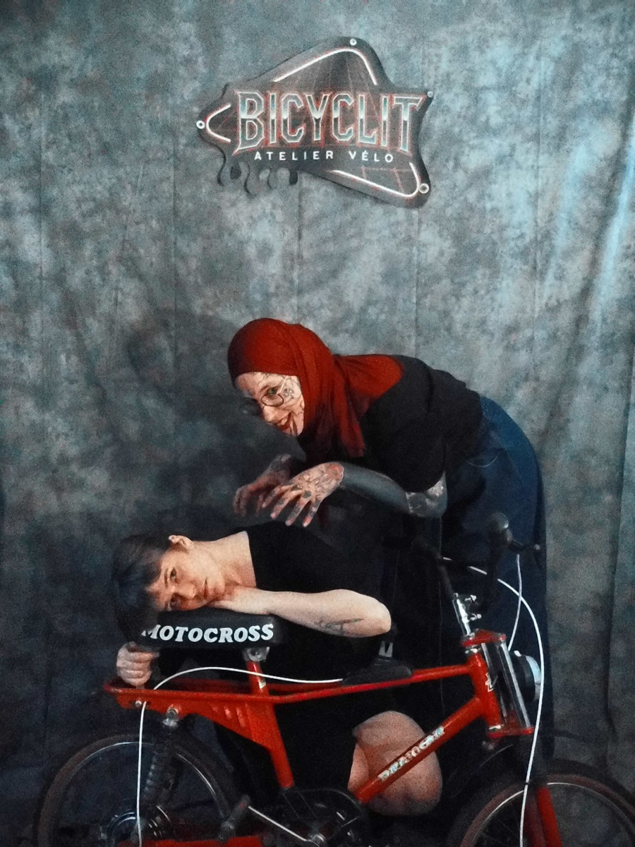 Équipe Bicyclit atelier réparation vélo féministe inclusif Toulouse Chalets