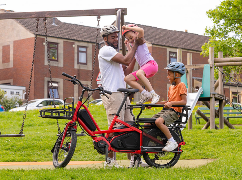 Vélo midtail Tern Quick Haul Long D9 avec moteur Bosch