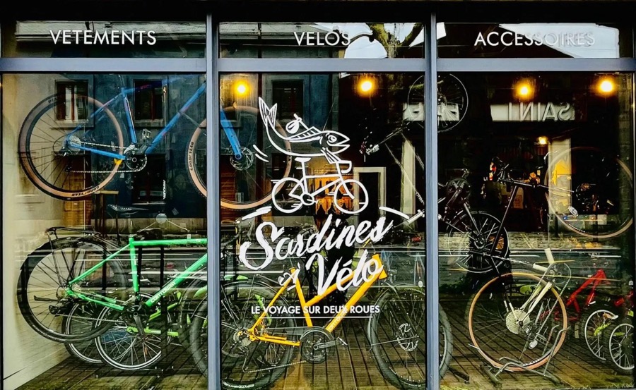 boutique atelier Sardines à Vélo Île de Nantes réparation vélo voyage