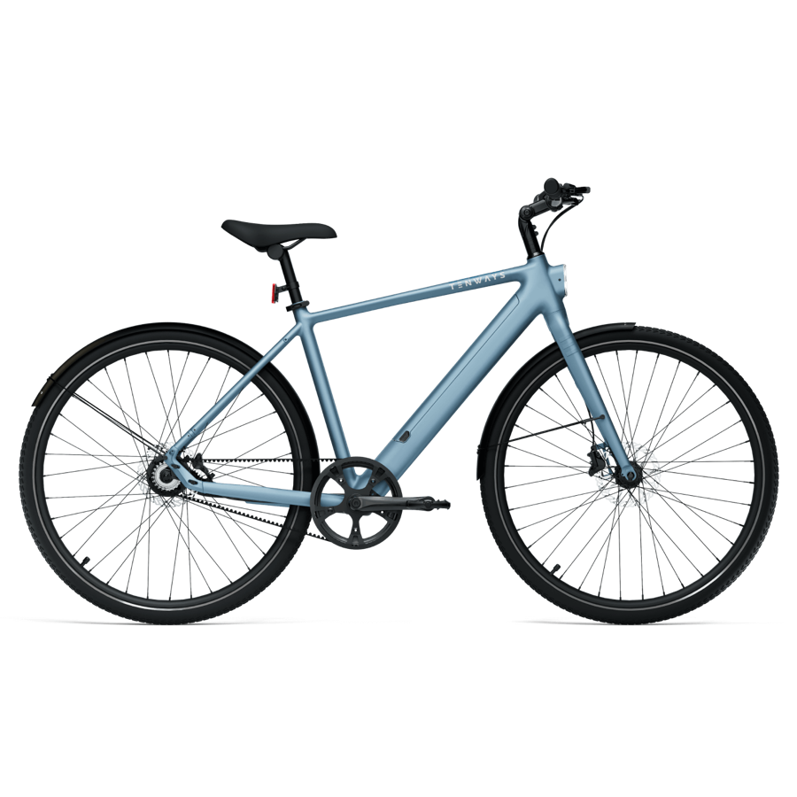 Tenways CGO600 Pro vélo électrique ultraléger 16 kg courroie Gates