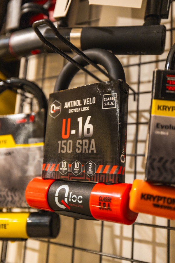 antivol U-lock certifié SRA Kryptonite magasin sécurité vélo assurance