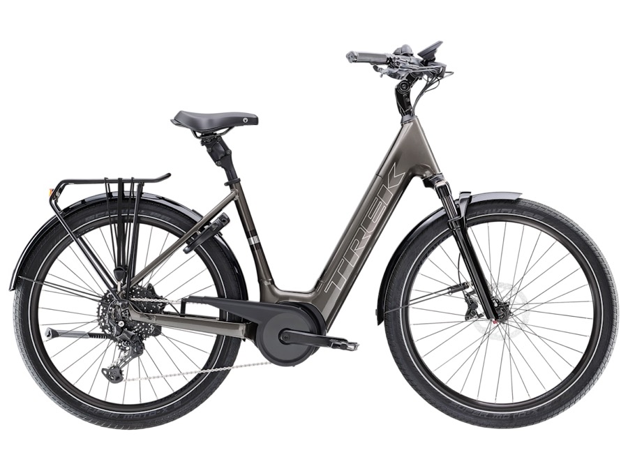 vélo électrique femme Trek Verve+ 2 Lowstep enjambement bas