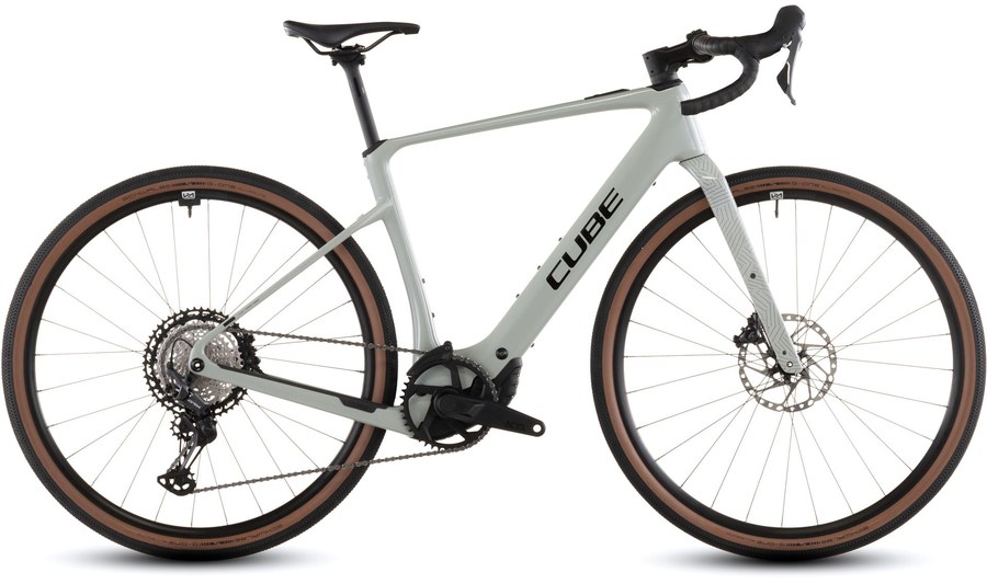 Gravel électrique Cube Nuroad Hybrid C:62 Race, cadre carbone