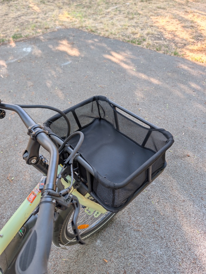 Grand panier avant du Yuba Kombi EP5