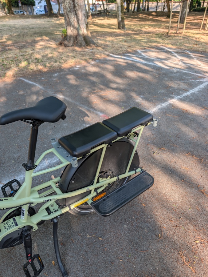 Porte-bagages nu du Yuba Kombi EP5, configuration rack seul
