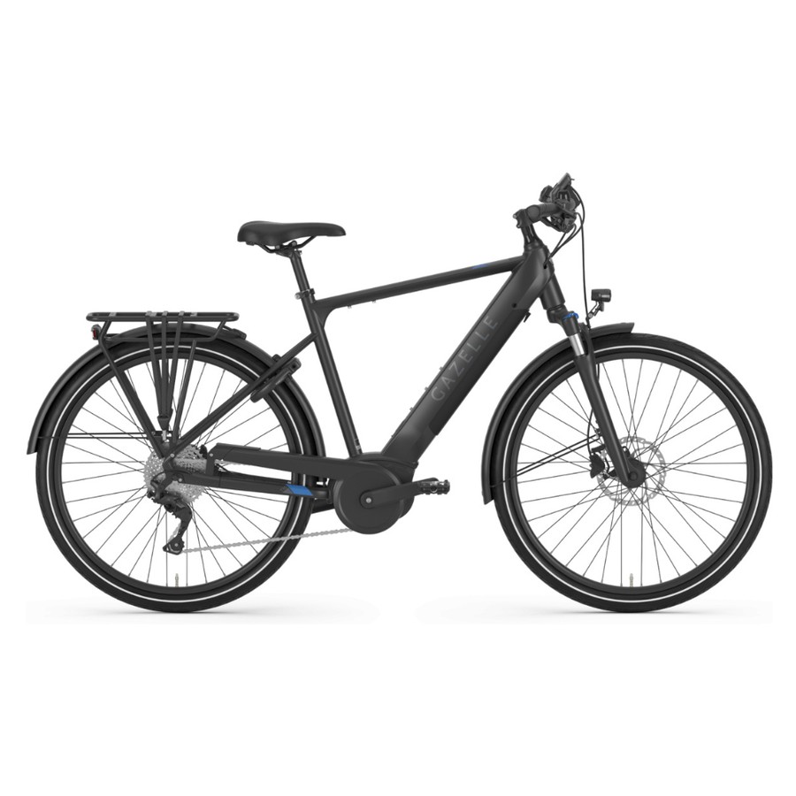 VTC électrique Gazelle Medeo T10 HMB de profil