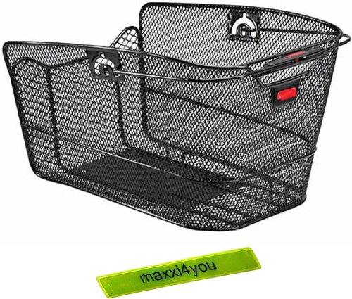 Panier vélo arrière KlickFix Citymax en métal clipsable