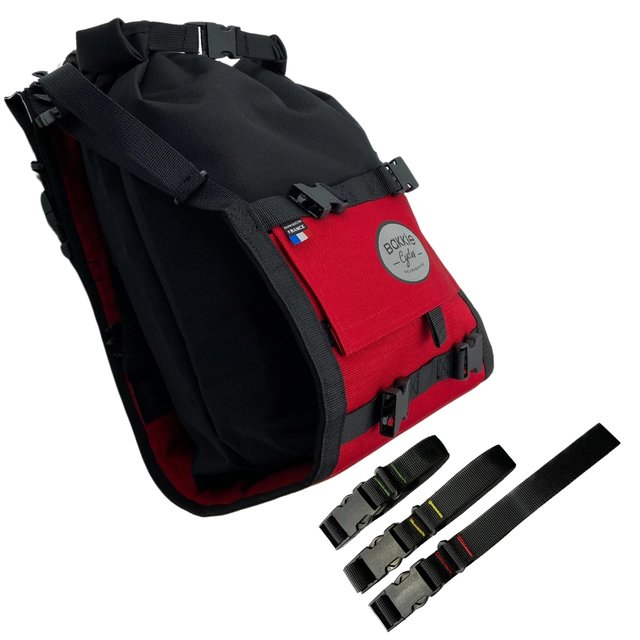 Sacoche vélo Bakkie EVO support multifonction sur porte-bagage