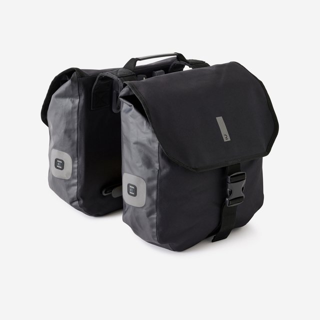 Paire de sacoches vélo Decathlon 540 2x20L imperméables pour le voyage