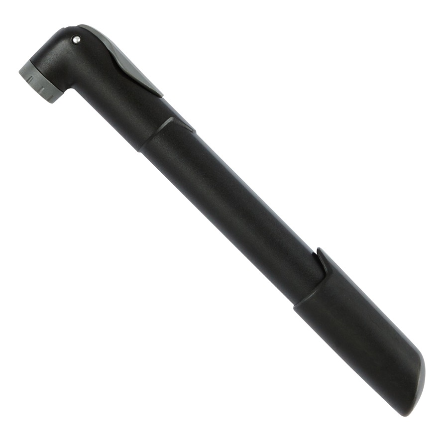 Mini-pompe à vélo Decathlon Pompe à main 100 noire, 105 g